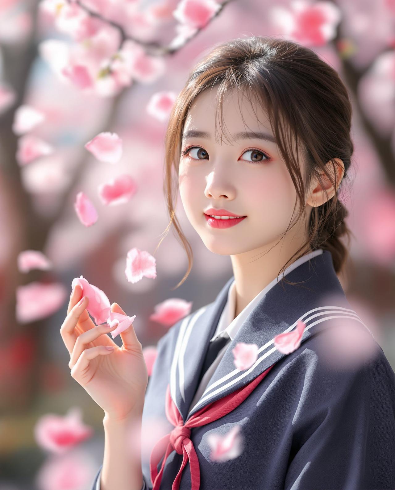 网红福利 - JK制服 - 樱花少女